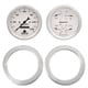 2 Gauge Direct Fit Dash Kit, Chevy Truck 54-55, 2 Gauge,  Old-Tyme White