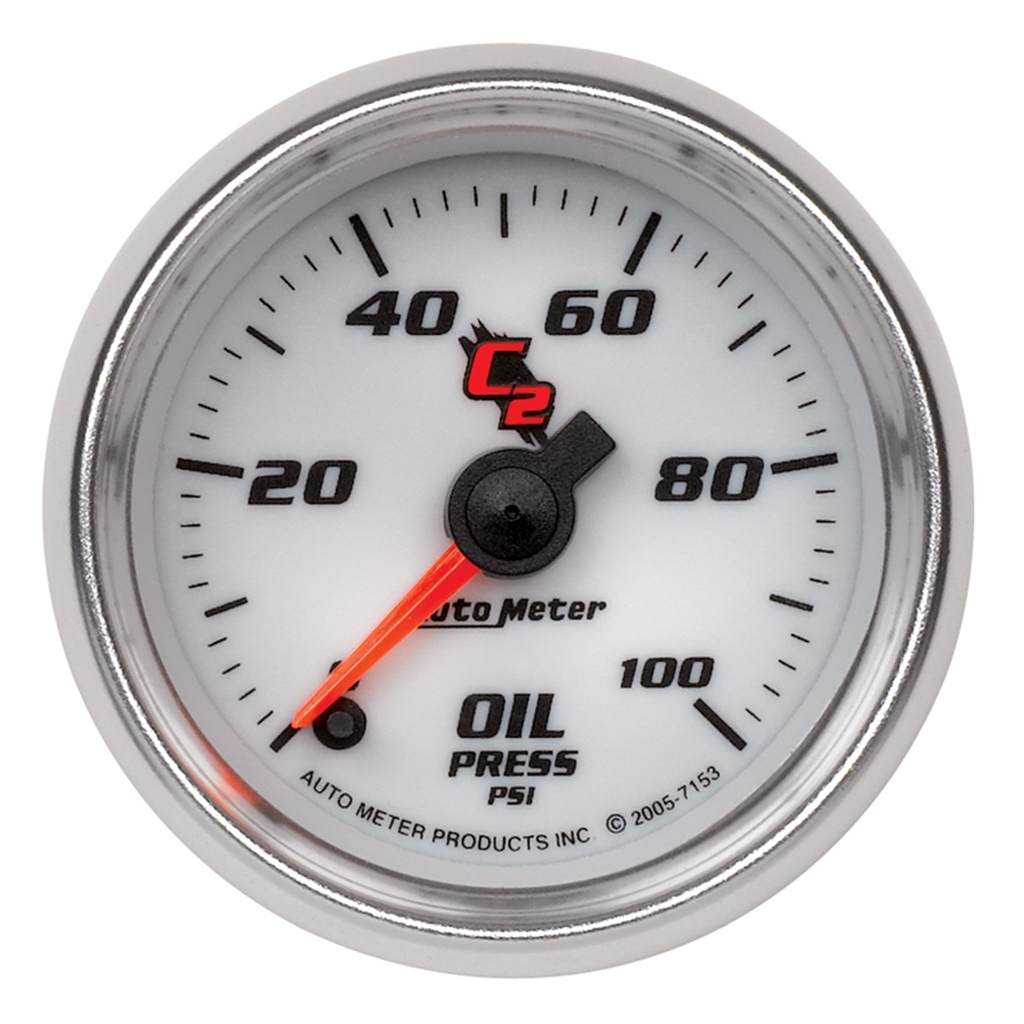 2-1/16" Oljetrykk, 0-100 Psi, C2