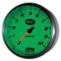 5" In-Dash Turteller, 0-10,000 Rpm, Nv