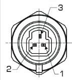 Oljetrykksensor / Drivstofftrykksensor 1/8" NPT