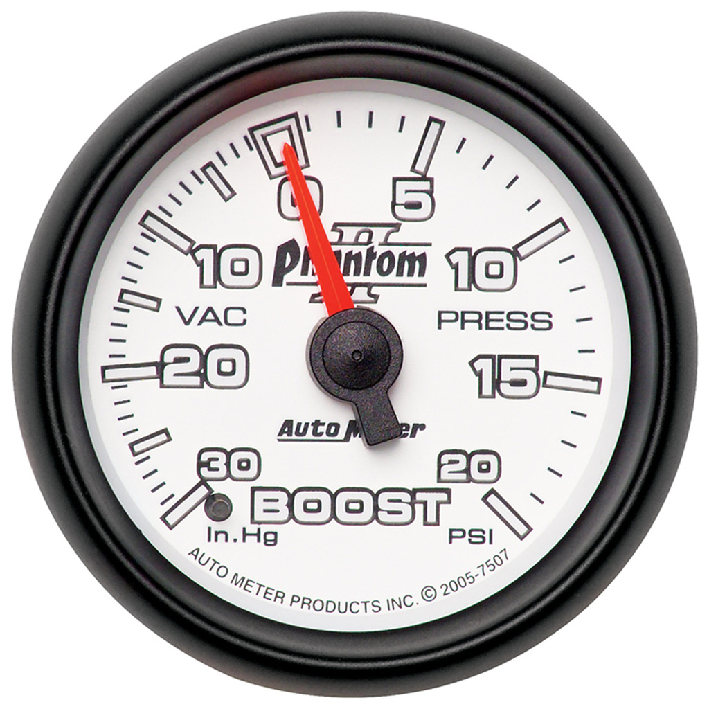 2-1/16" Boost/Vakuum, 30 In Hg/20 Psi, Phantom Ii