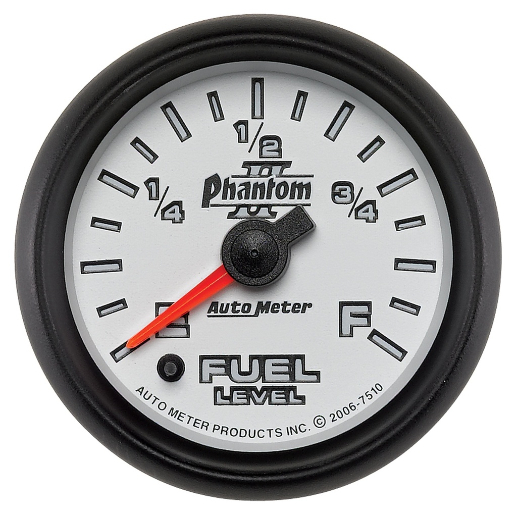 2-1/16" Drivstoffnivå, Programmable 0-280 Ω, Phantom Ii