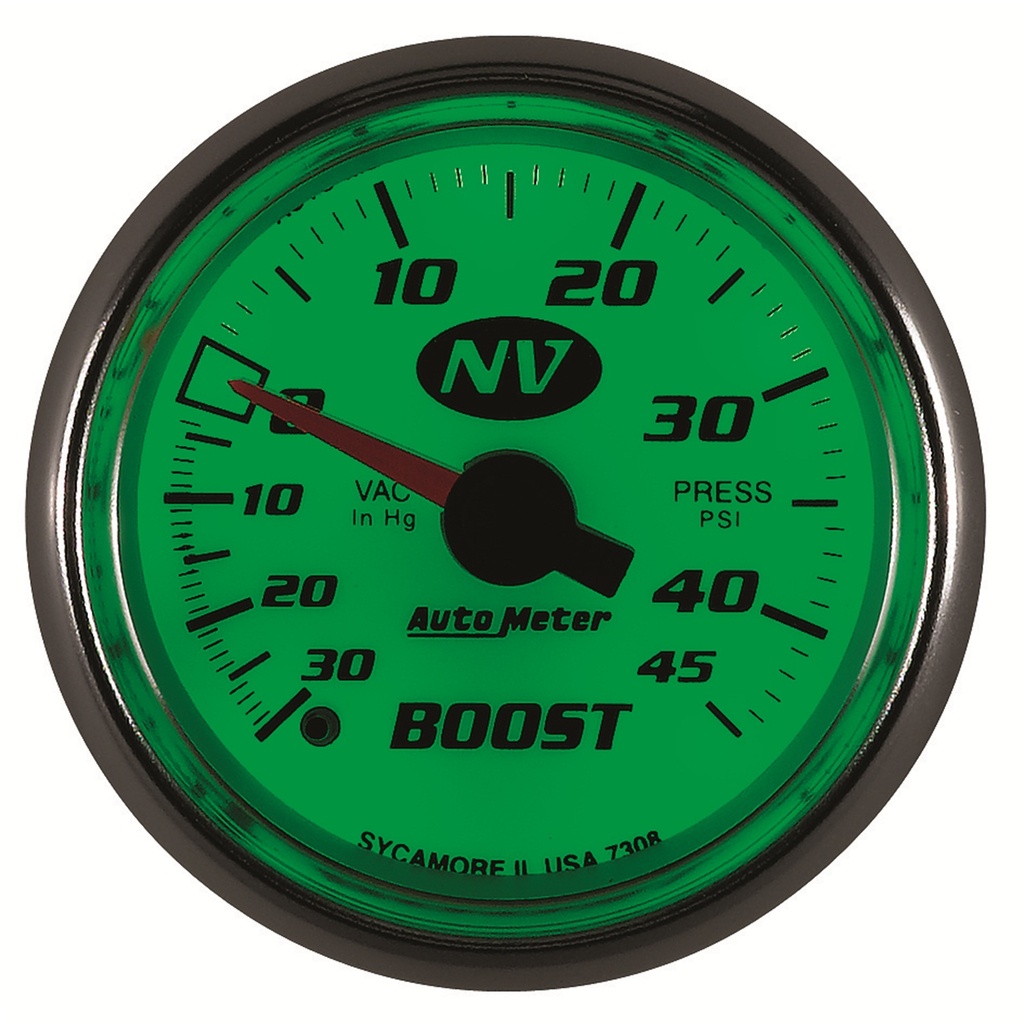 2-1/16" Boost/Vakuum, 30 In Hg/45 Psi, Nv