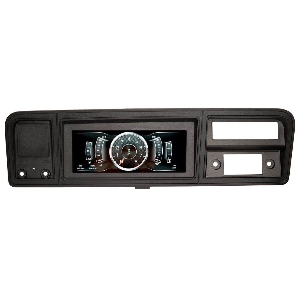Invision Lcd Dash Kit, 73-79 Ford Truck, Direct Fit Digital Dash