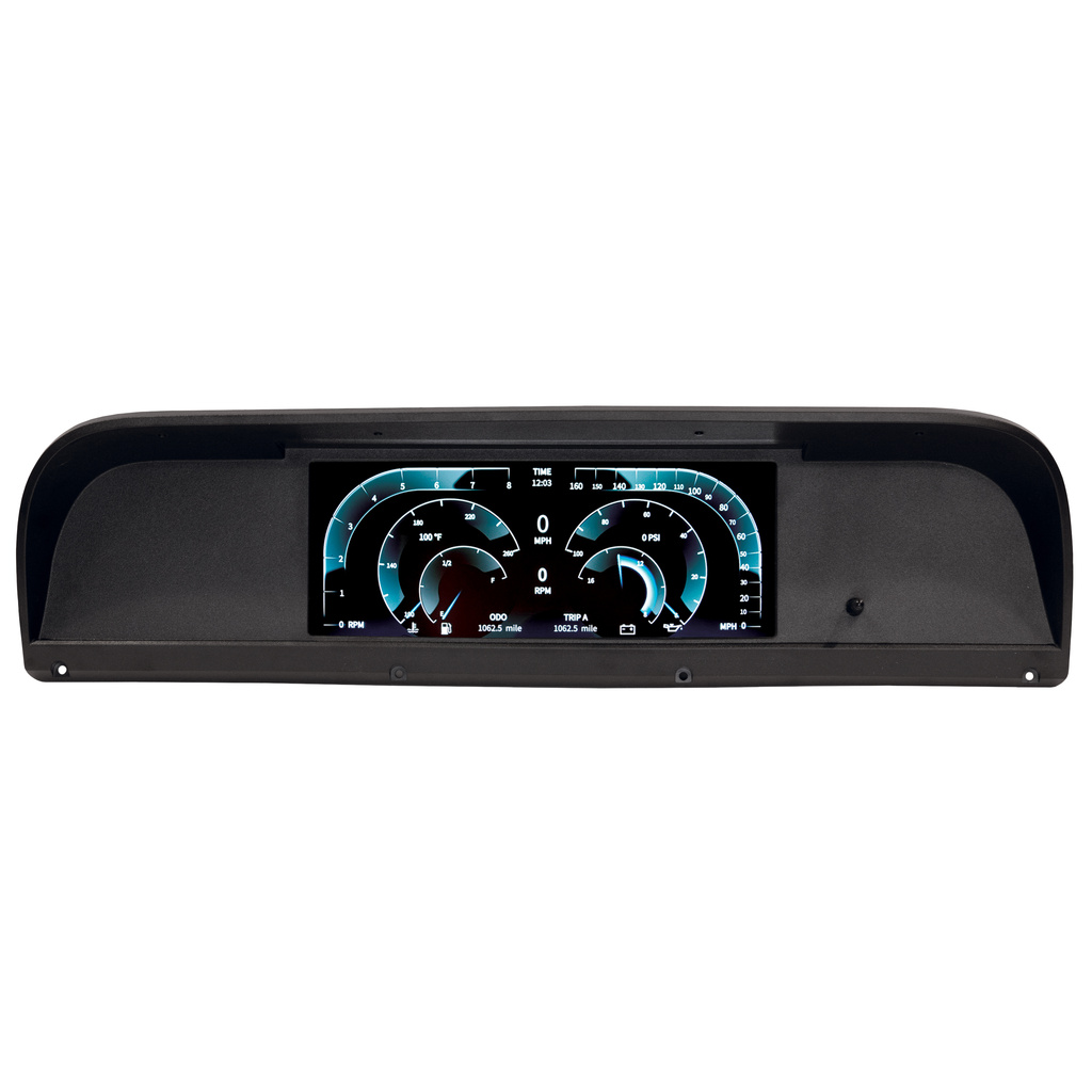 Invision Lcd Dash Kit, 67-72 Ford Truck, Direct Fit Digital Dash