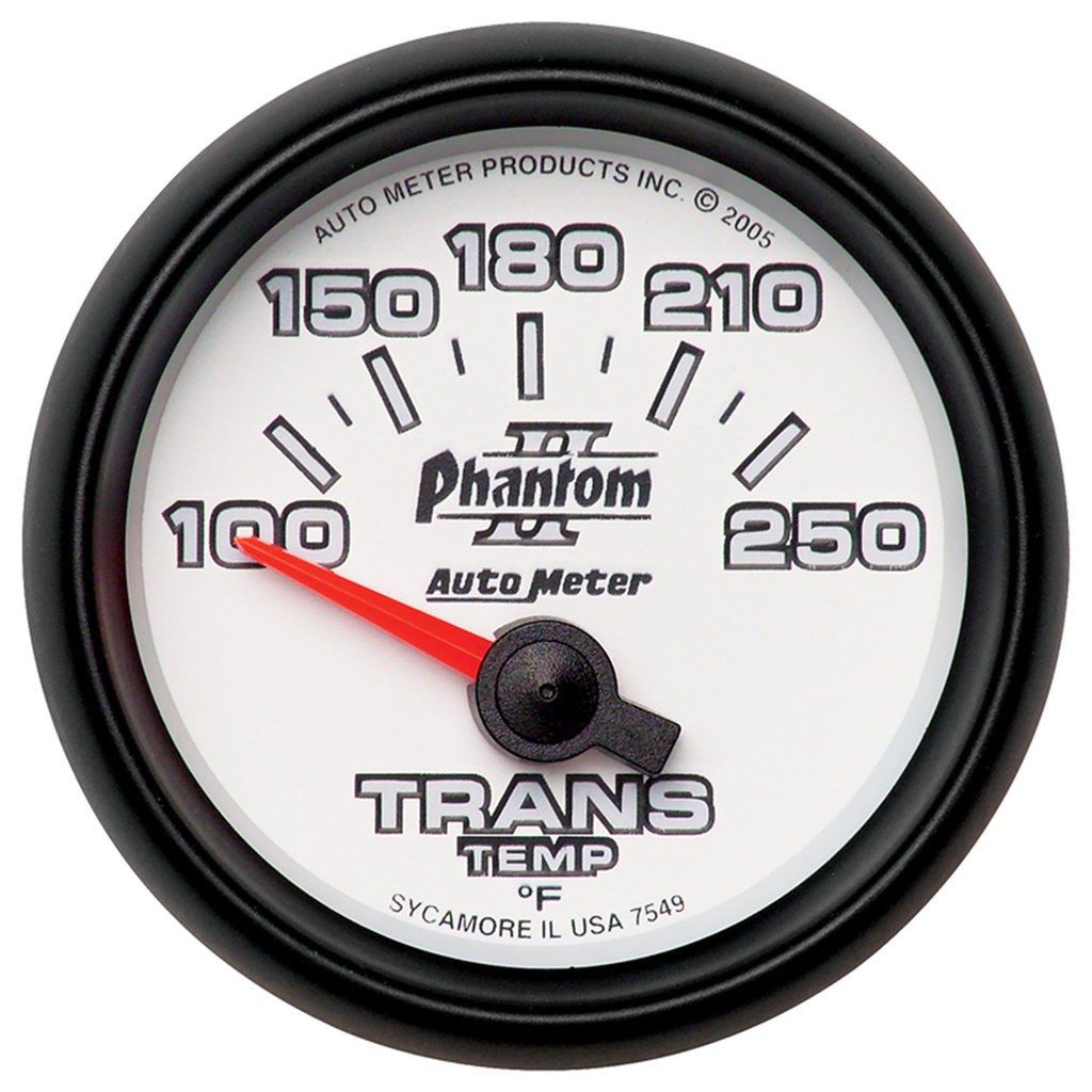 2-1/16" Transmisjon Temperatur, 100-250 °F, Phantom Ii