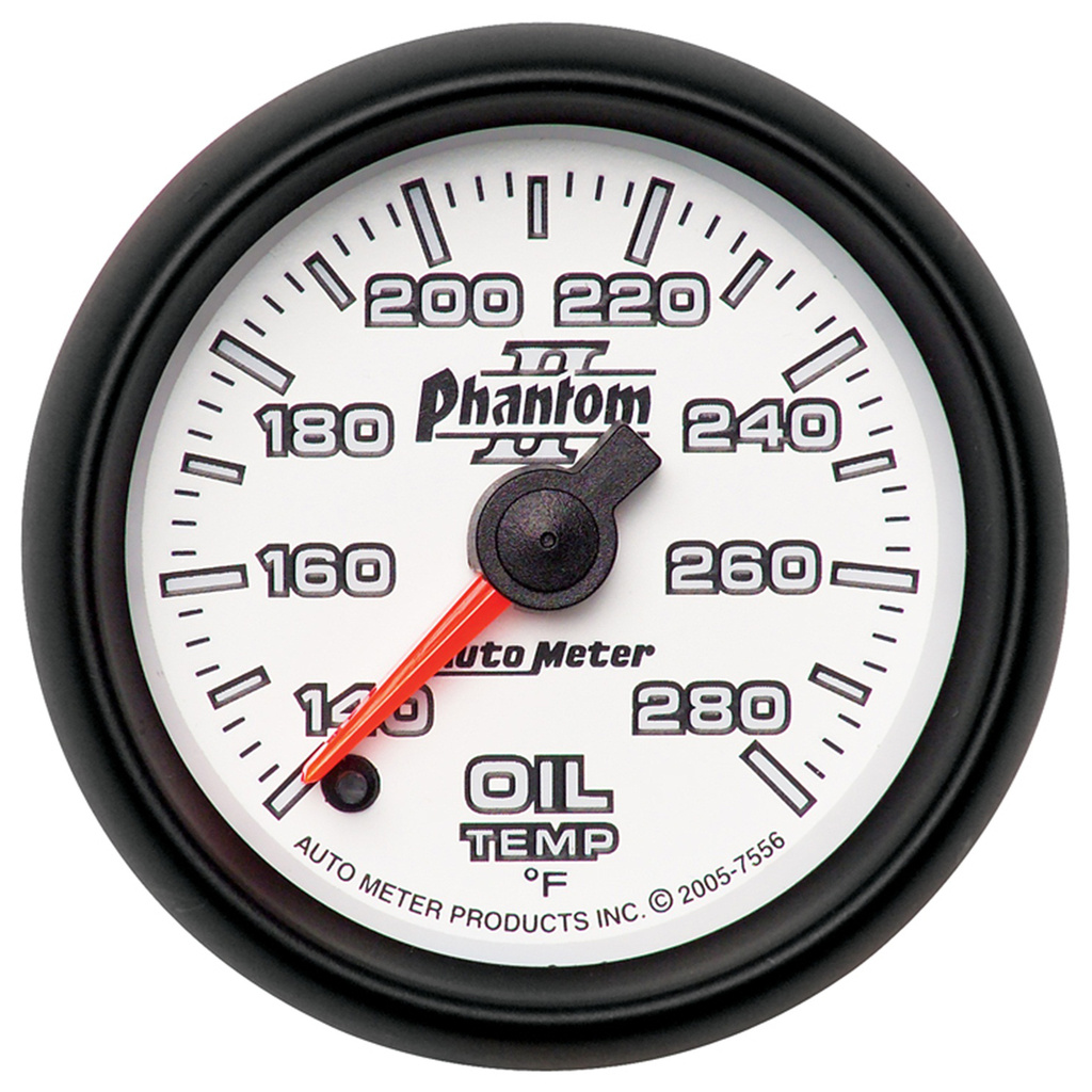 2-1/16" Oljetemperatur, 140-280 °F, Phantom Ii