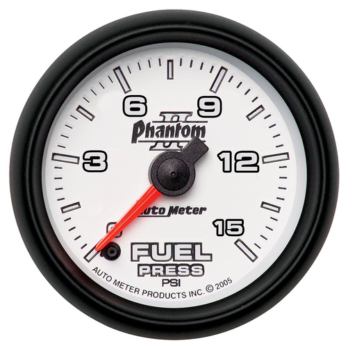 2-1/16" Drivstoff Trykk, 0-15 Psi, Phantom Ii
