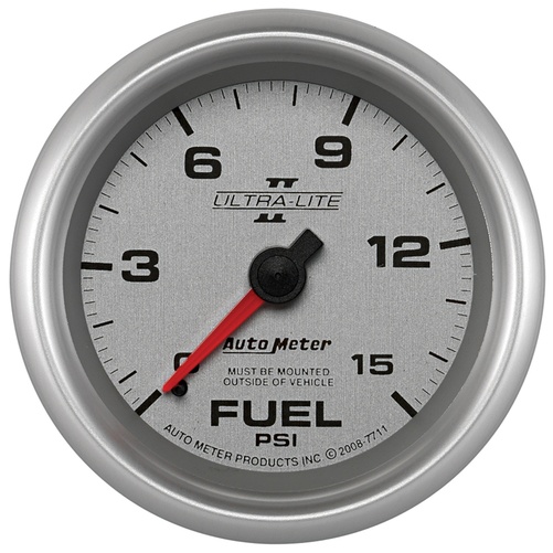 2-5/8" Drivstoff Trykk, 0-15 Psi, Ultra-Lite Ii