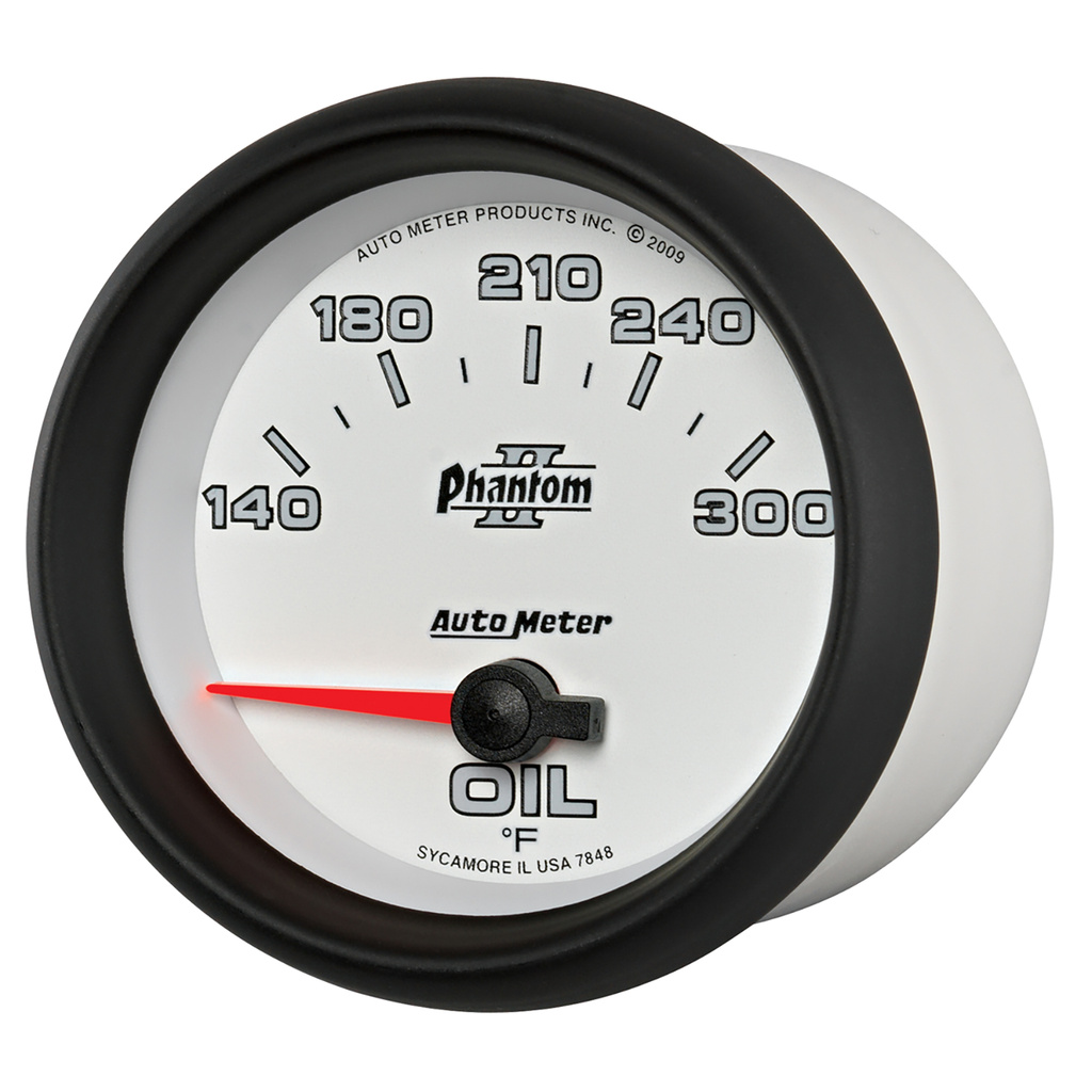 2-5/8" Oljetemperatur, 140-300 °F, Phantom Ii