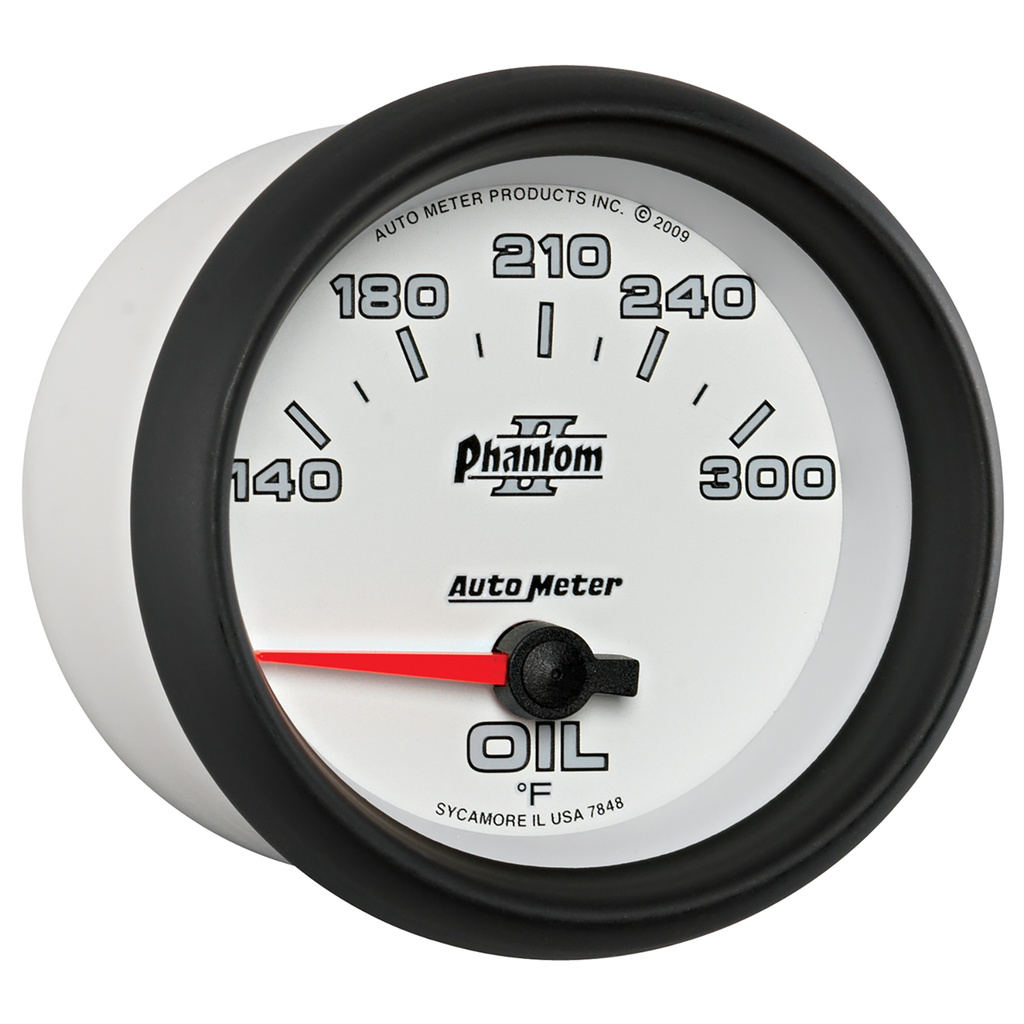 2-5/8" Oljetemperatur, 140-300 °F, Phantom Ii