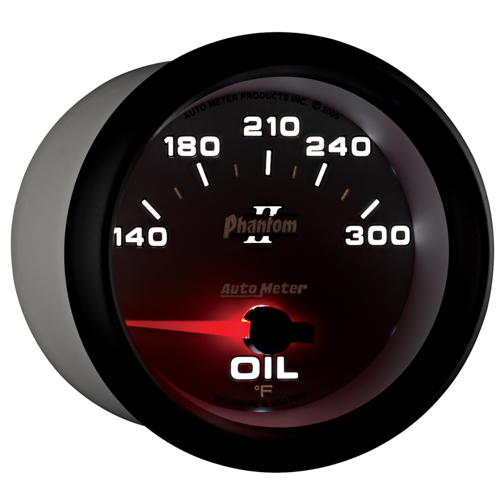 2-5/8" Oljetemperatur, 140-300 °F, Phantom Ii