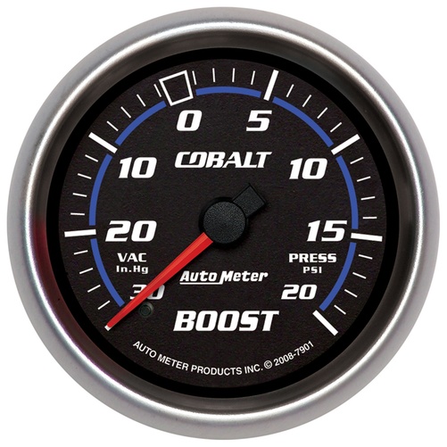 2-5/8" Boost/Vakuum, 30 In Hg/20 Psi, Cobalt
