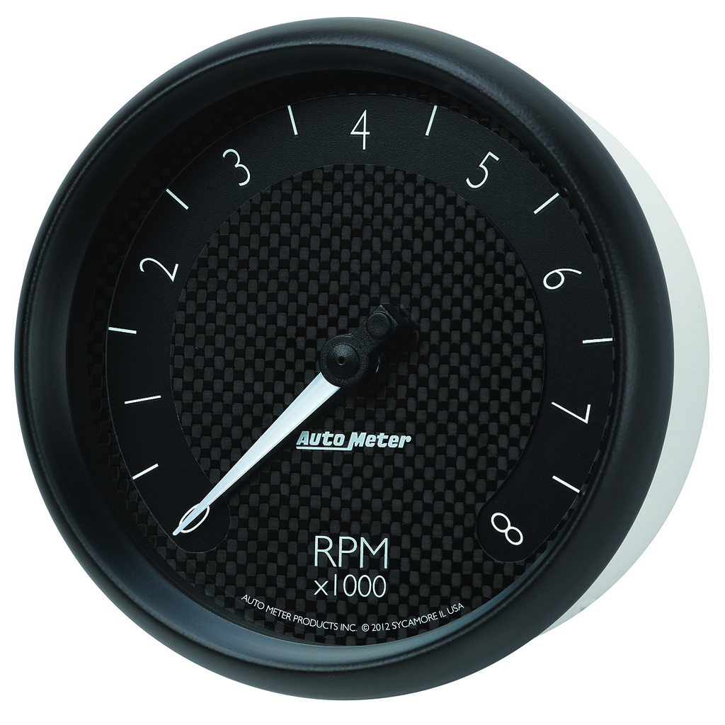 5" In-Dash Turteller, 0-8,000 Rpm, Gt