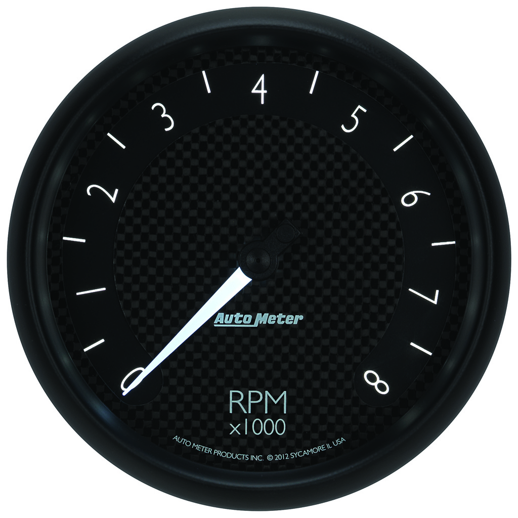 5" In-Dash Turteller, 0-8,000 Rpm, Gt