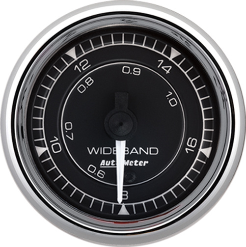 2-1/16" Air/Fuel Ratio-Bredbånd lambdaAnalog 8:1-18:1 Stepper Motor Chrono