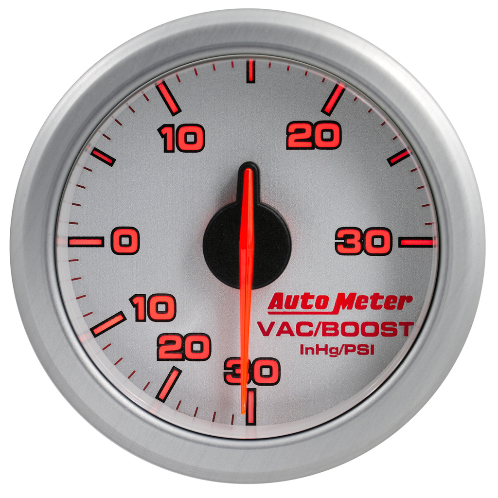 2-1/16" Boost/Vac, 30 In Hg/30 Psi, Airdrive, Silver