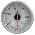 2-1/16" Tach, 0-5,000 Rpm, Airdrive, Silver