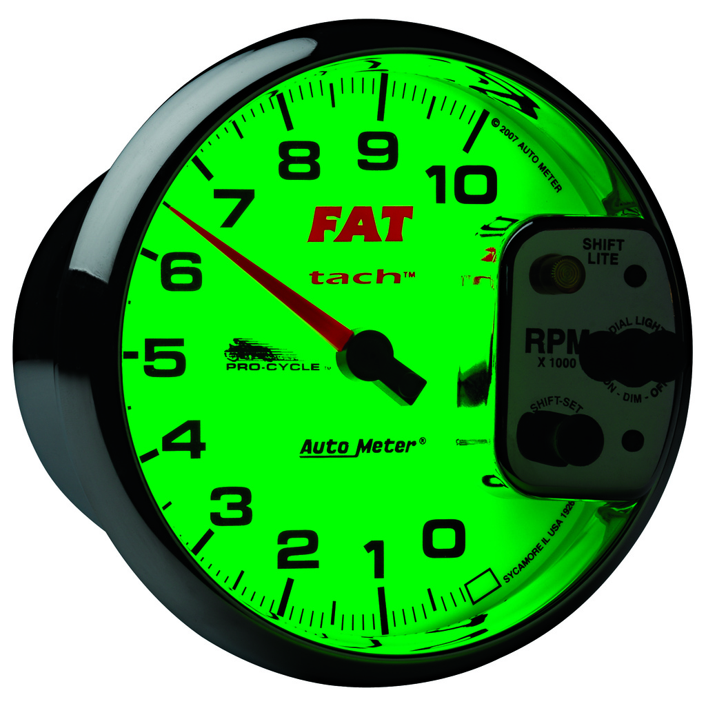 5" Turteller, 0-10,000 Rpm, White, Pro-Cycle