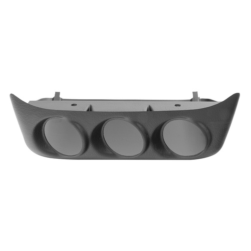 Dash Console Lower, Triple, 2-1/16", Mitsubishi Evo 8 03-07