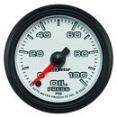 2-1/16" Oljetrykk, 0-100 Psi, White, Pro-Cycle