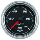 2-1/16" Oljetrykk, 0-100 Psi, Black, Pro-Cycle