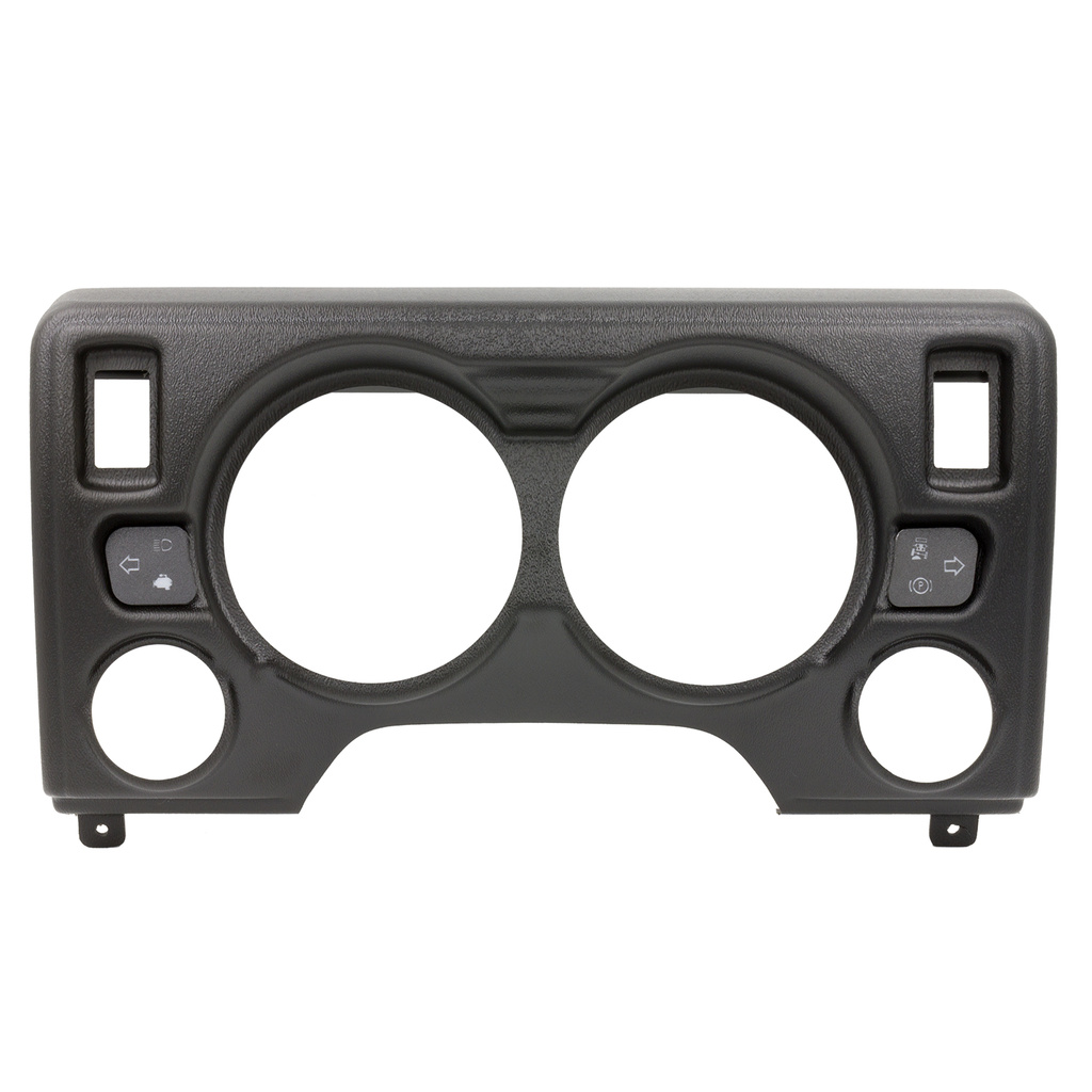 Tilpasset dashbordpanel, 4 Gauge (5" X2, 2 1/16" X2), Jeep Tj / Xj