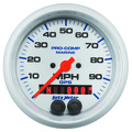 3-3/8" Gps Hastighetsmåler, 0-100 Mph, Marine White