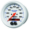 3-3/8" Gps Hastighetsmåler, 0-100 Mph, Marine White