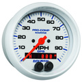3-3/8" Gps Hastighetsmåler, 0-100 Mph, Marine White
