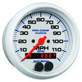 3-3/8" Gps Hastighetsmåler, 0-120 Mph, Marine White