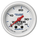 2-1/16" Water Trykk, 0-35 Psi, Marine White