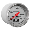 2-1/16" Water Trykk, 0-35 Psi, Marine Silver Ultra-Lite