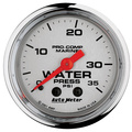 2-1/16" Water Trykk, 0-35 Psi, Marine Chrome Ultra-Lite