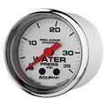 2-1/16" Water Trykk, 0-35 Psi, Marine Chrome Ultra-Lite