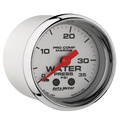 2-1/16" Water Trykk, 0-35 Psi, Marine Chrome Ultra-Lite