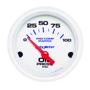 2-1/16" Oljetrykk, 0-100 Psi, Marine White
