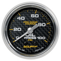 2-1/16" Oljetrykk, 0-100 Psi, Marine Carbon Fiber