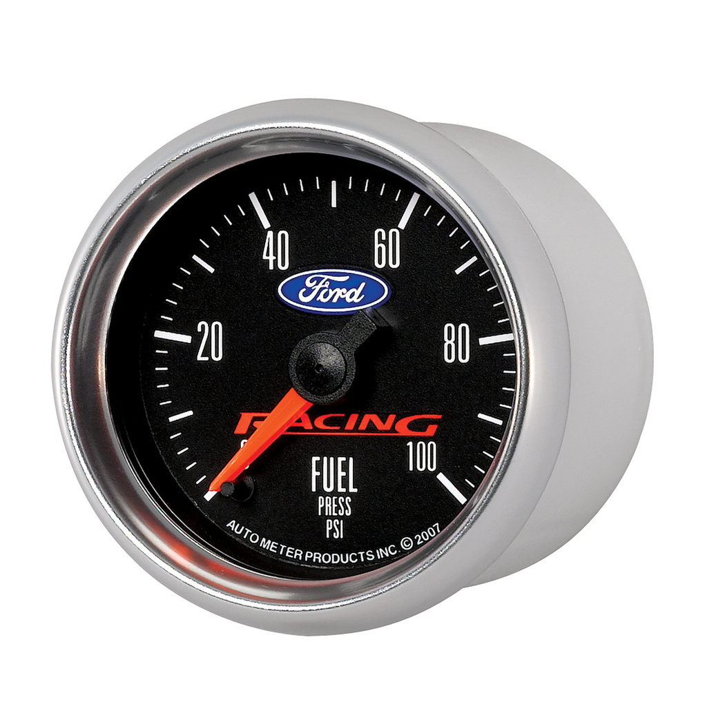 2-1/16" Drivstoff Trykk, 0-100 Psi, Ford Racing