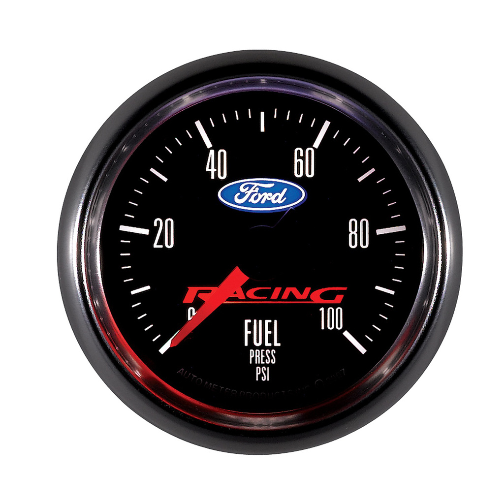2-1/16" Drivstoff Trykk, 0-100 Psi, Ford Racing