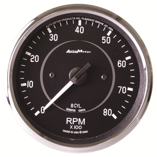 4" In-Dash Turteller, 0-8,000 Rpm, Cobra