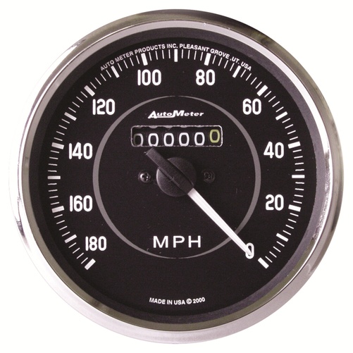 4" Hastighetsmåler, 0-180 Mph, Cobra