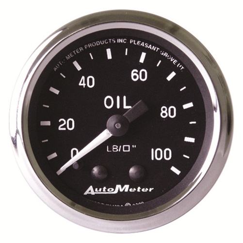 2-1/16" Oljetrykk, 0-100 Psi, Cobra