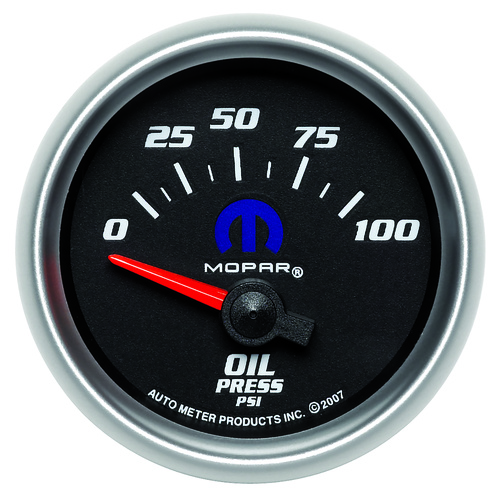 2-1/16" Oljetrykk, 0-100 Psi, Mopar