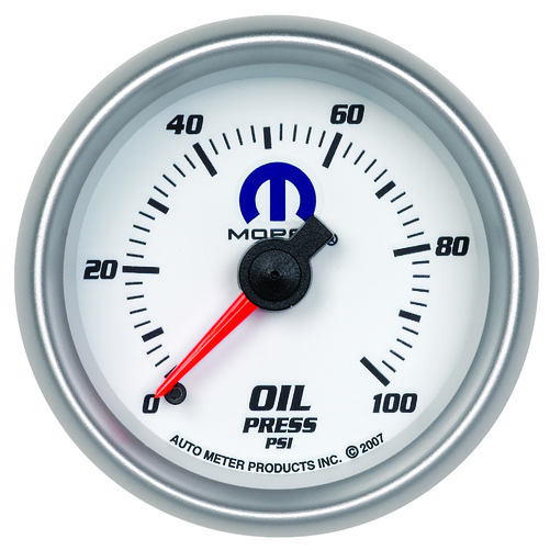2-1/16" Oljetrykk, 0-100 Psi, Mopar