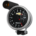 5" Turteller, 0-10,000 Rpm, Pedestal W/ Ext. Shift-Lite, Chevy Gold Bowtie