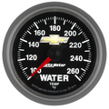 2-1/16" Water Temp, 100-260 °F, Digital Stepper Motor, Chevy Gold Bowtie