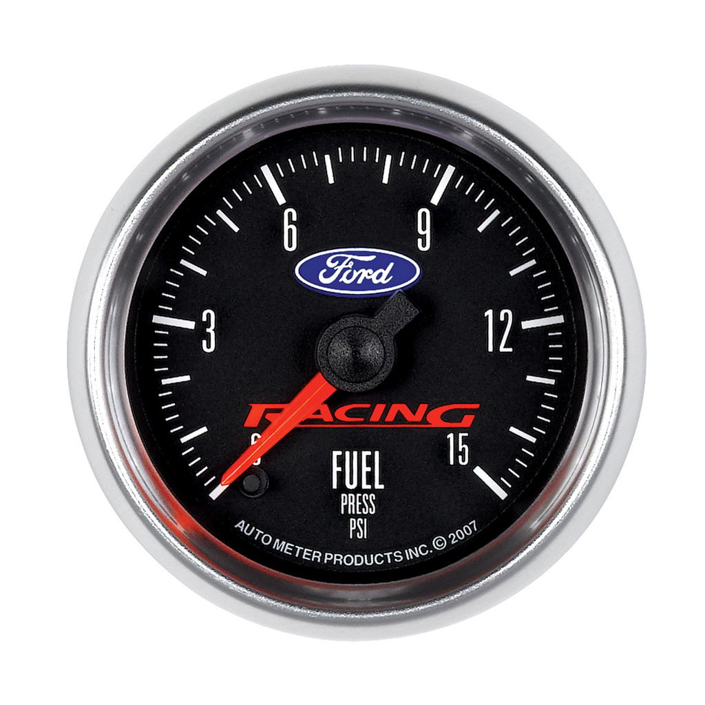 2-1/16" Drivstoff Trykk, 0-15 Psi, Ford Racing
