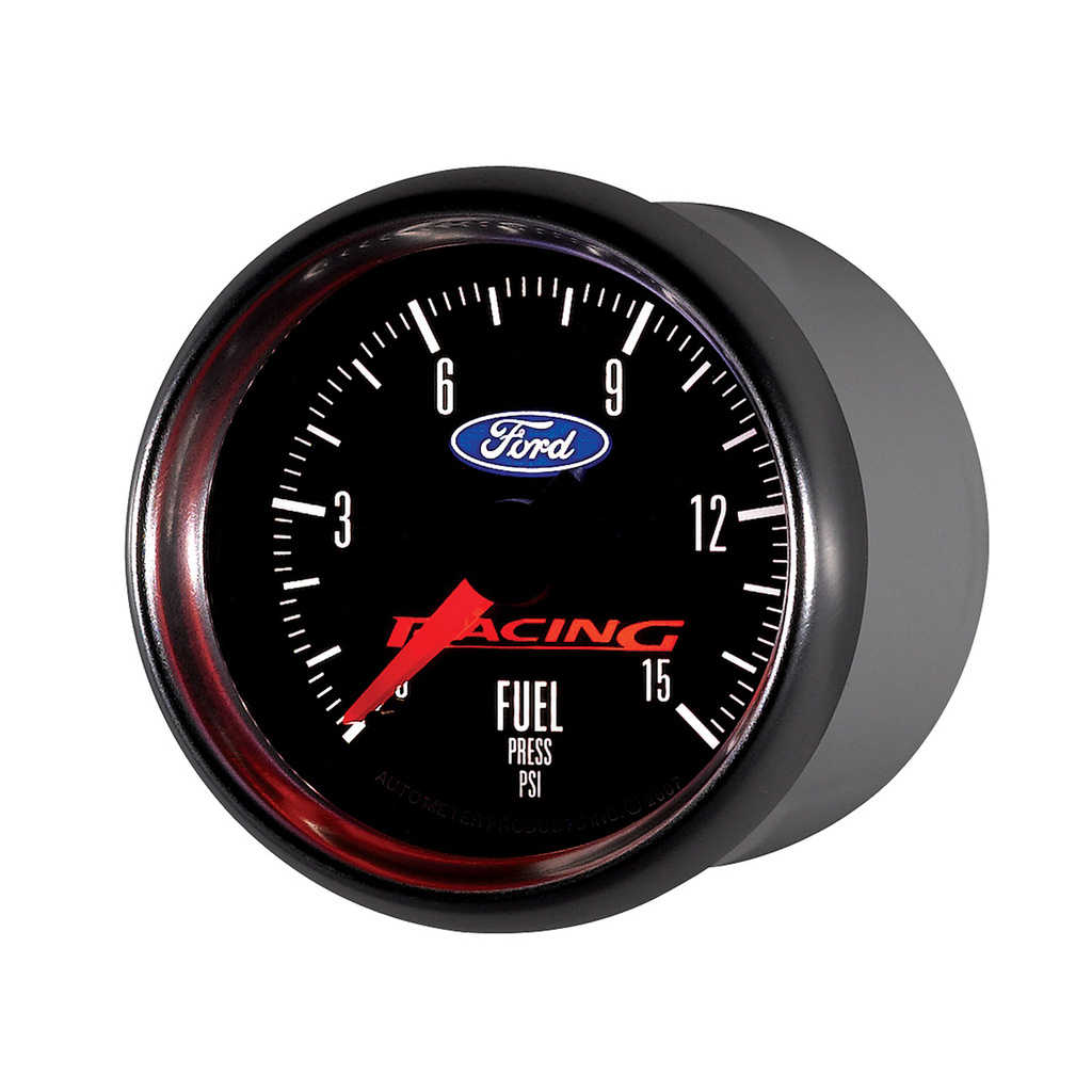 2-1/16" Drivstoff Trykk, 0-15 Psi, Ford Racing