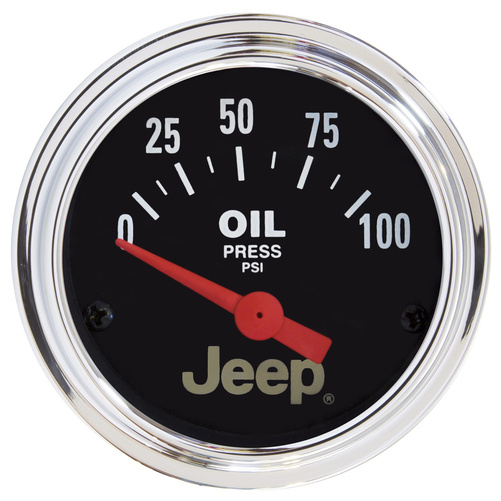 2-1/16" Oljetrykk, 0-100 Psi, Jeep